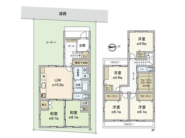尼崎市西長洲2丁目 中古戸建 間取図(平面図) 尼崎市西長洲2丁目 中古戸建 間取図(平面図)