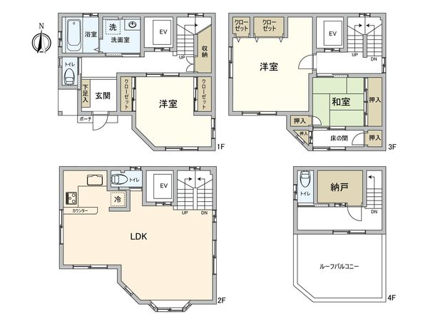 尼崎市浜田町5丁目 戸建 間取図(平面図) 尼崎市浜田町5丁目 戸建 間取図(平面図)