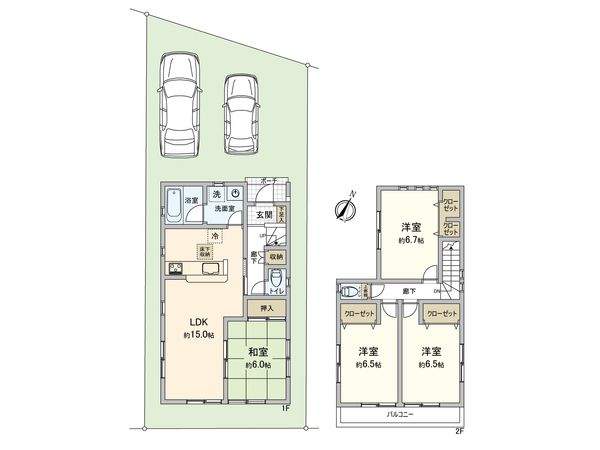 杭瀬南新町4丁目 中古戸建 間取図(平面図)