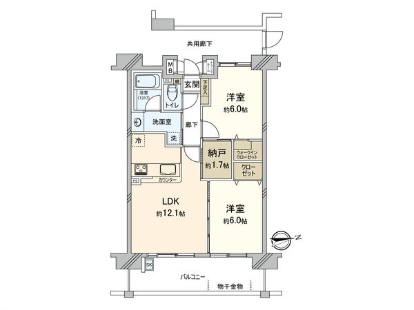アルス武庫川パークランド 間取図(平面図) アルス武庫川パークランド 間取図(平面図)