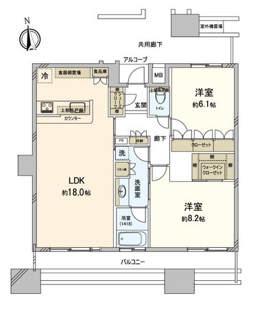 さきタワー・サンクタス尼崎駅前 間取図(平面図) さきタワー・サンクタス尼崎駅前 間取図(平面図)