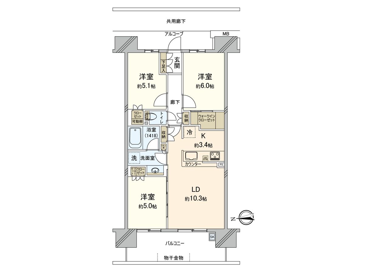 間取図(平面図)