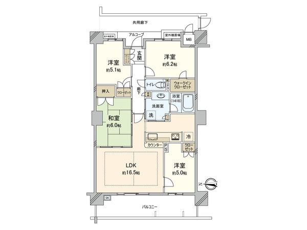 間取図(平面図)