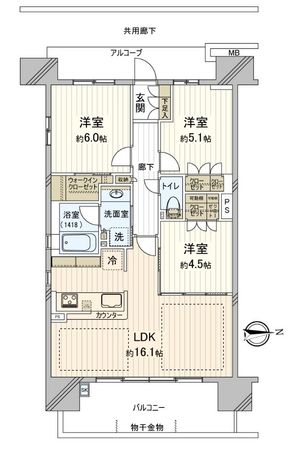 クラッシィハウス尼崎GRAND PLACE 間取図(平面図) クラッシィハウス尼崎GRAND PLACE 間取図(平面図)