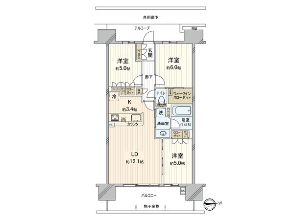 間取図(平面図)