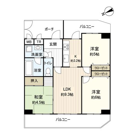フレクサンス尼崎西本町 間取図(平面図) フレクサンス尼崎西本町 間取図(平面図)