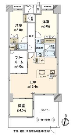 ワコーレ尼崎ディアステージ 間取図(平面図) ワコーレ尼崎ディアステージ 間取図(平面図)