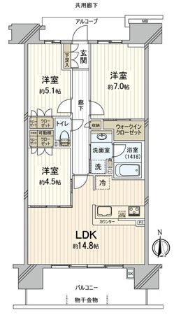 間取図(平面図)
