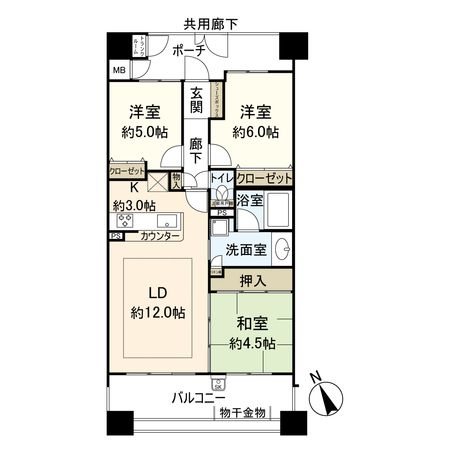 キングマンション尼崎シエナシティ 間取図(平面図) キングマンション尼崎シエナシティ 間取図(平面図)
