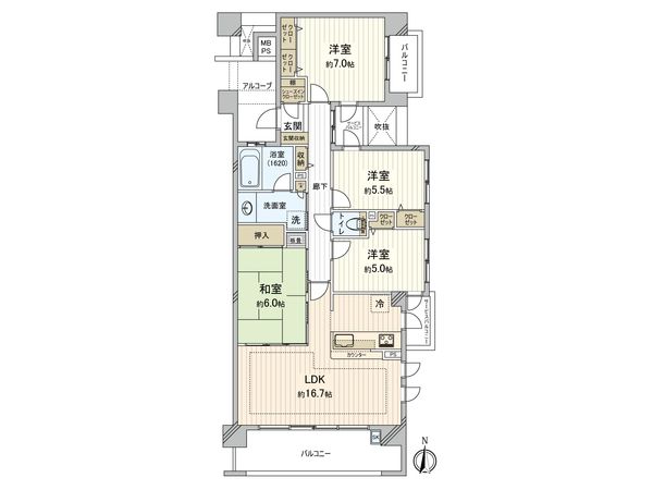 間取図(平面図)
