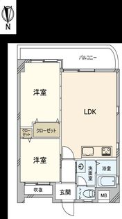 プロスパーⅠ塚口東 間取図(平面図)