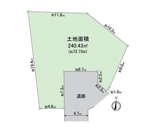 堺市南区高倉台4丁 区画図