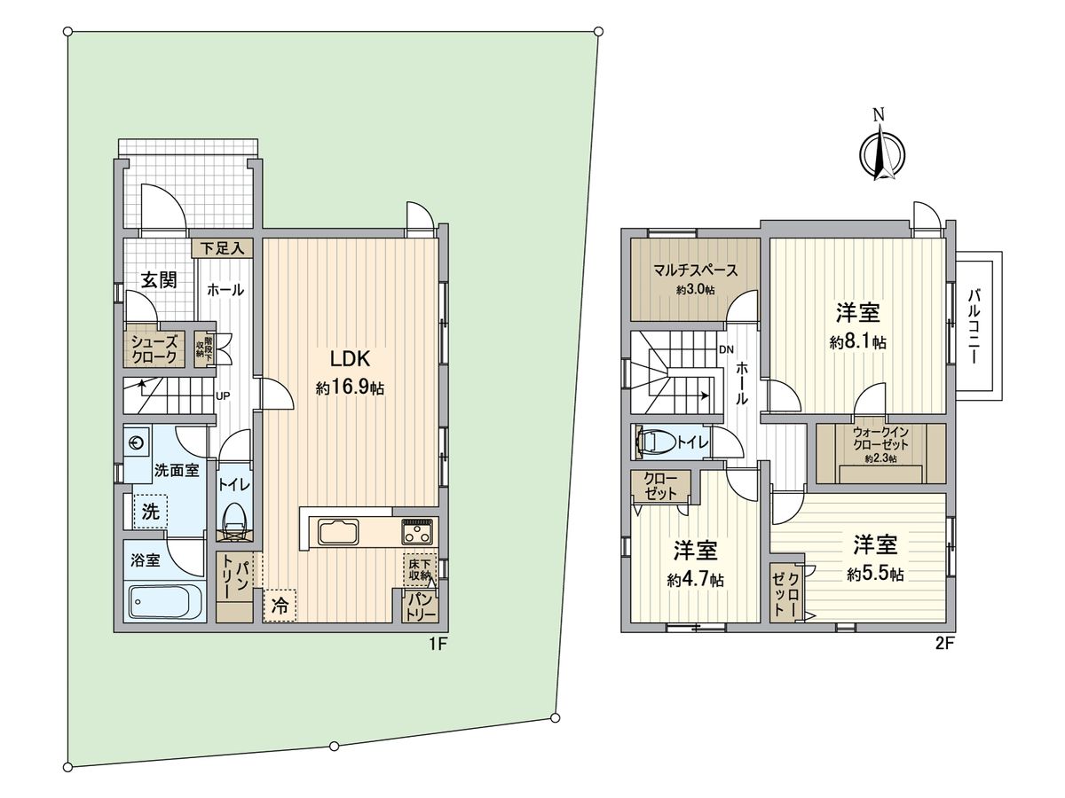 堺市西区浜寺元町五丁 土地 その他建物プラン例 その他建物プラン例