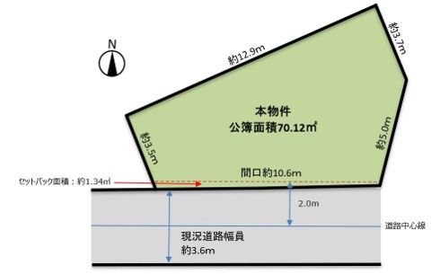 堺市中区東八田 土地 区画図 堺市中区東八田 土地 区画図