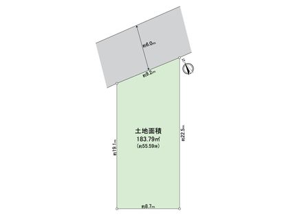 富田林市寺池台3丁目 条件付土地 区画図