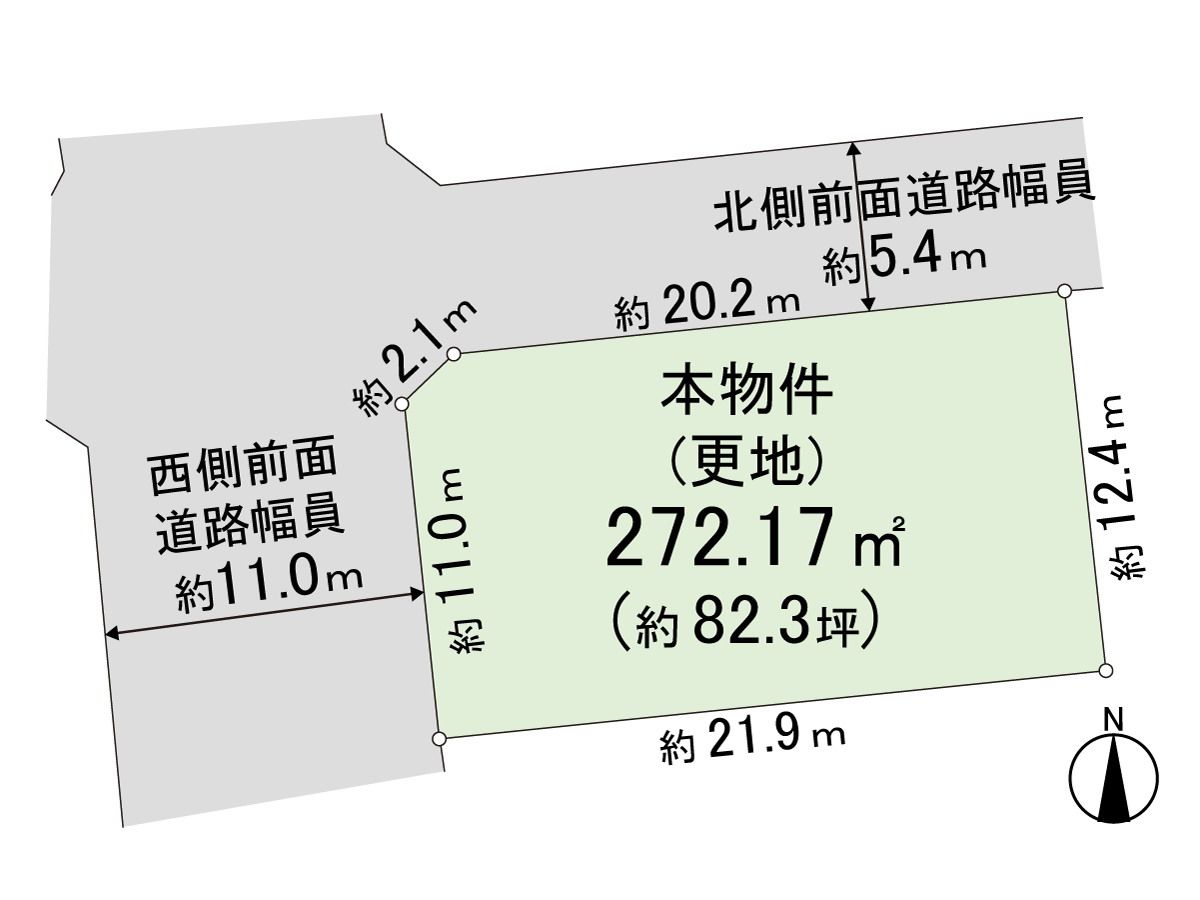 堺市堺区霞ヶ丘町三丁 土地 区画図 区画図