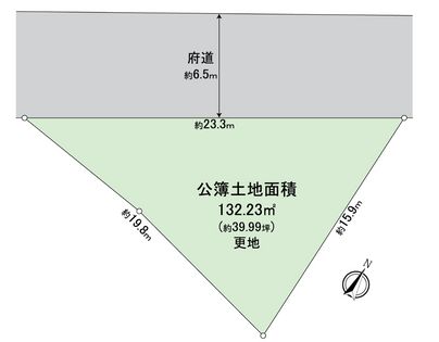 堺市北区百舌鳥西之町二丁 区画図