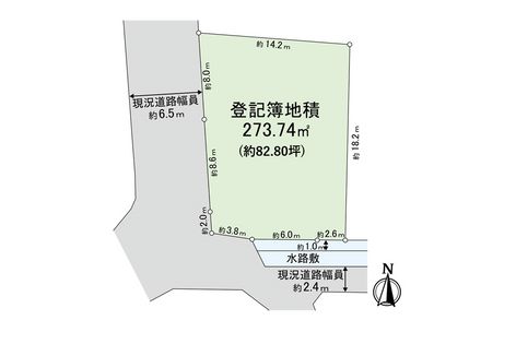 堺市東区菩提町4丁 区画図