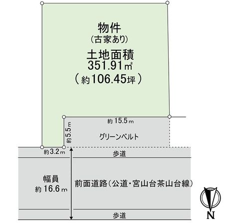 堺市南区宮山台4丁 区画図 堺市南区宮山台4丁 区画図