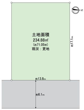 羽曳野市羽曳が丘八丁目 区画図