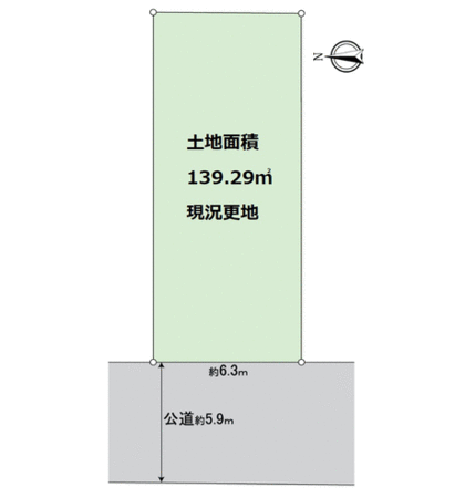 堺市北区東上野芝町2丁 地形図