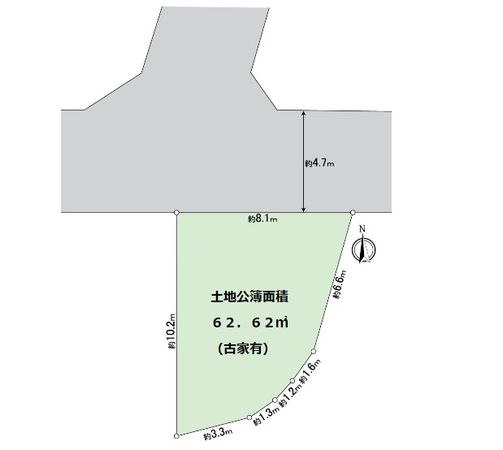 堺市東区丈六 地形図