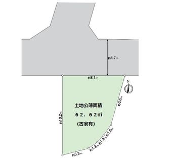 堺市東区丈六 地形図
