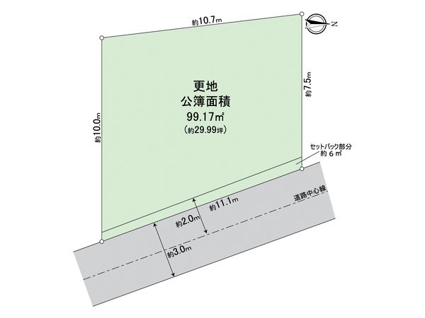 堺市東区草尾 区画図