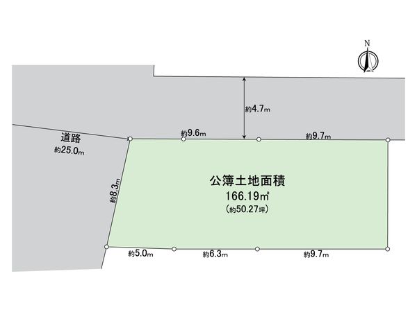 松原市新堂1丁目 区画図