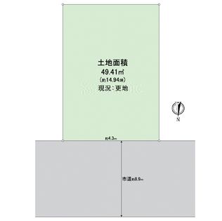 堺市北区長曽根町 区画図