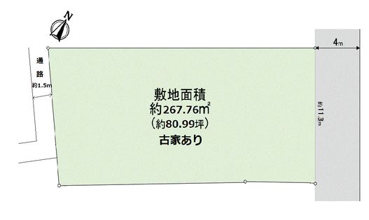 河内長野市楠町東 区画図