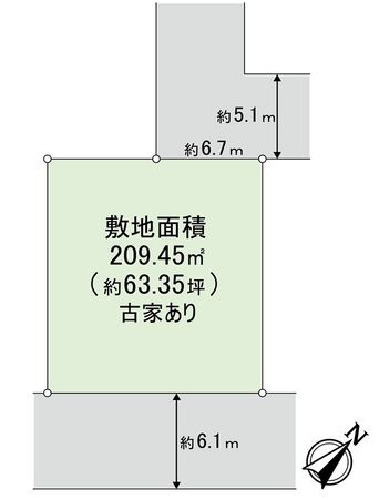 河内長野市緑ヶ丘北町 区画図 河内長野市緑ヶ丘北町 区画図