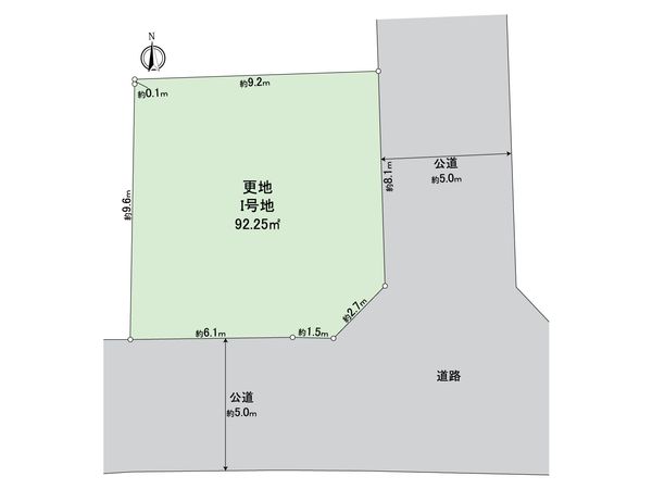 松原市三宅中4丁目 I区画 区画図 松原市三宅中4丁目 I区画 区画図