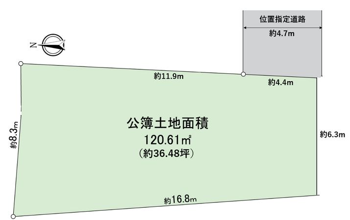 堺市東区高松 区画図