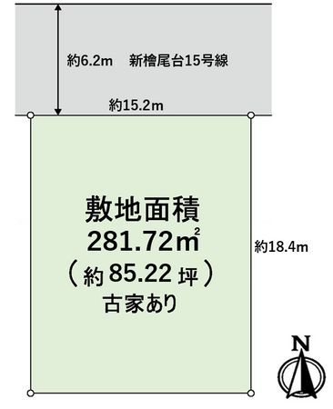 堺市南区新檜尾台4丁 区画図