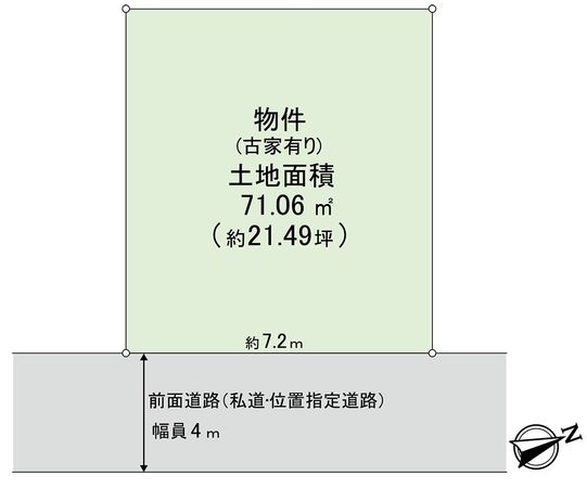 堺市東区野尻町 区画図