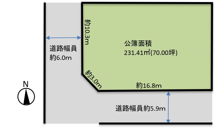 大阪府堺市中区深阪2丁 区画図 区画図