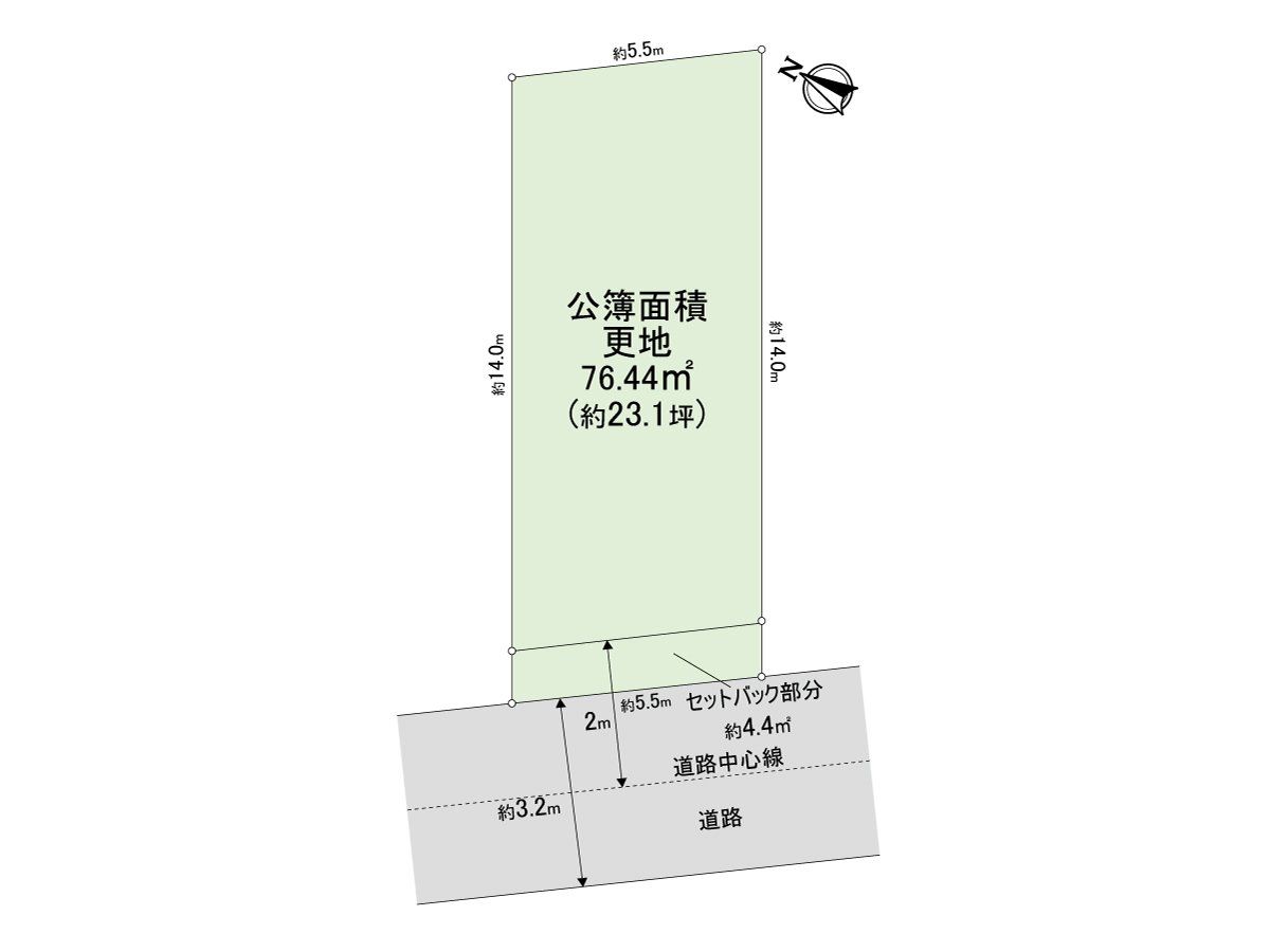 泉佐野市湊2丁目 土地 区画図 区画図