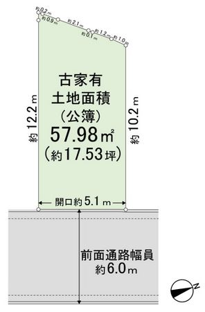 堺市北区長曽根町 区画図