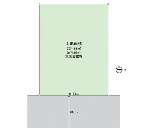 羽曳野市羽曳が丘8丁目 区画図 羽曳野市羽曳が丘8丁目 区画図