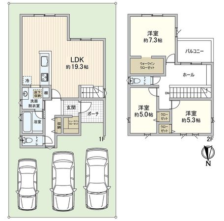 堺市西区鳳北町六丁 戸建 間取図(平面図) 堺市西区鳳北町六丁 戸建 間取図(平面図)