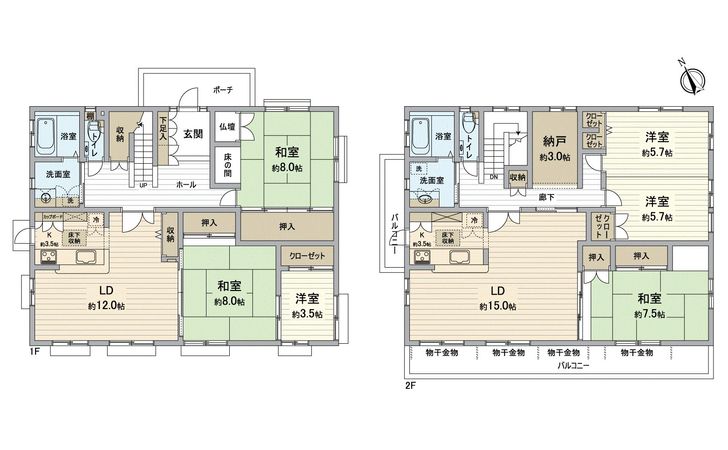 堺市南区三原台4丁 間取図(平面図) 堺市南区三原台4丁 間取図(平面図)