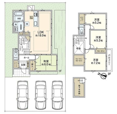 堺市南区逆瀬川 間取図(平面図)
