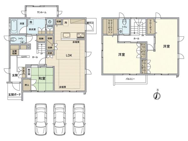 堺市南区庭代台4丁 間取図(平面図) 堺市南区庭代台4丁 間取図(平面図)