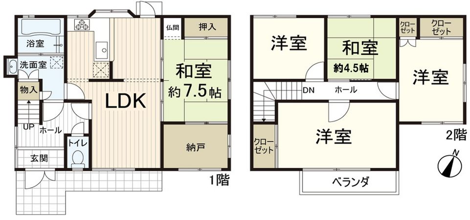 堺市南区城山台1丁 間取図(平面図) 堺市南区城山台1丁 間取図(平面図)