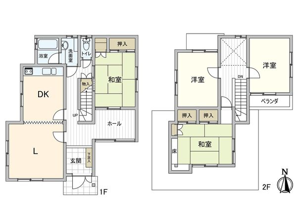 堺市美原区大保 間取図(平面図) 堺市美原区大保 間取図(平面図)