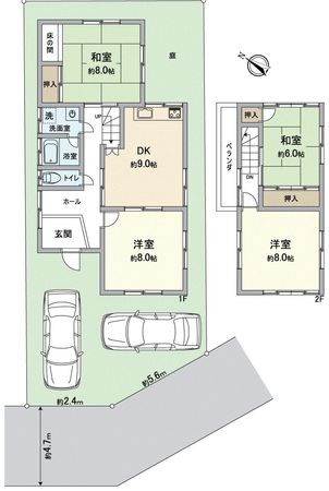 和泉市箕形町6丁目 間取図(平面図) 和泉市箕形町6丁目 間取図(平面図)