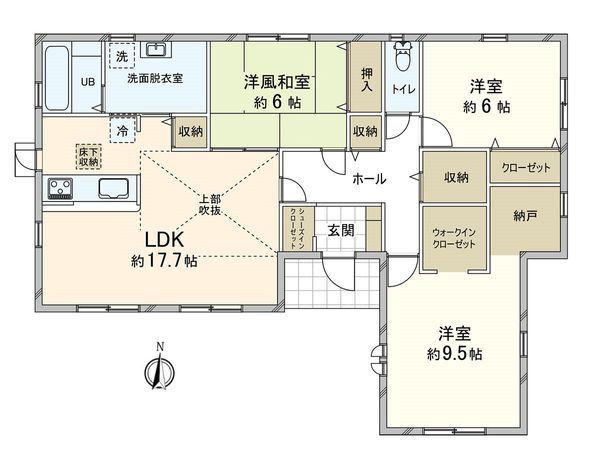 堺市中区深井畑山町 間取図(平面図)
