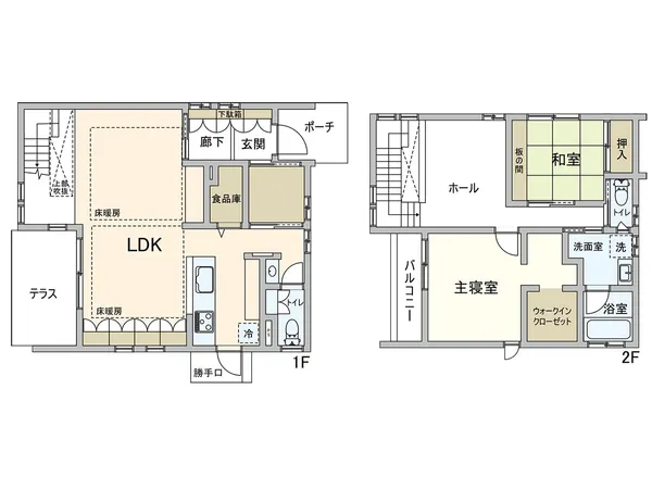 リビング階段を採用しております。