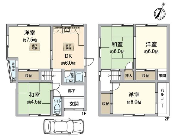 堺市中区深井沢町 間取図(平面図)